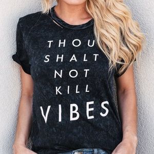 ✨Awesome distressed Tee made by The Light Blonde✨